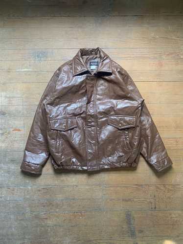 Streetwear × Vintage Vintage 90s Leather Jacket