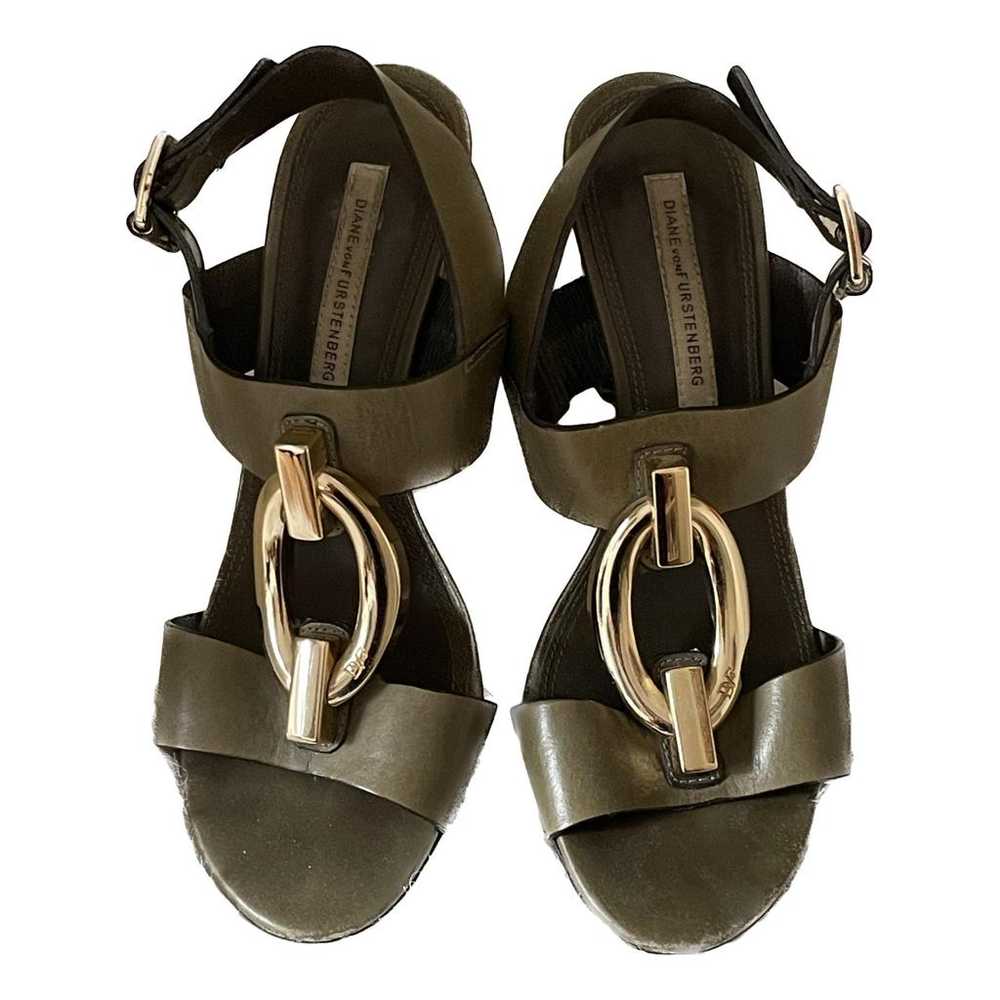 Diane Von Furstenberg Leather sandal - image 1
