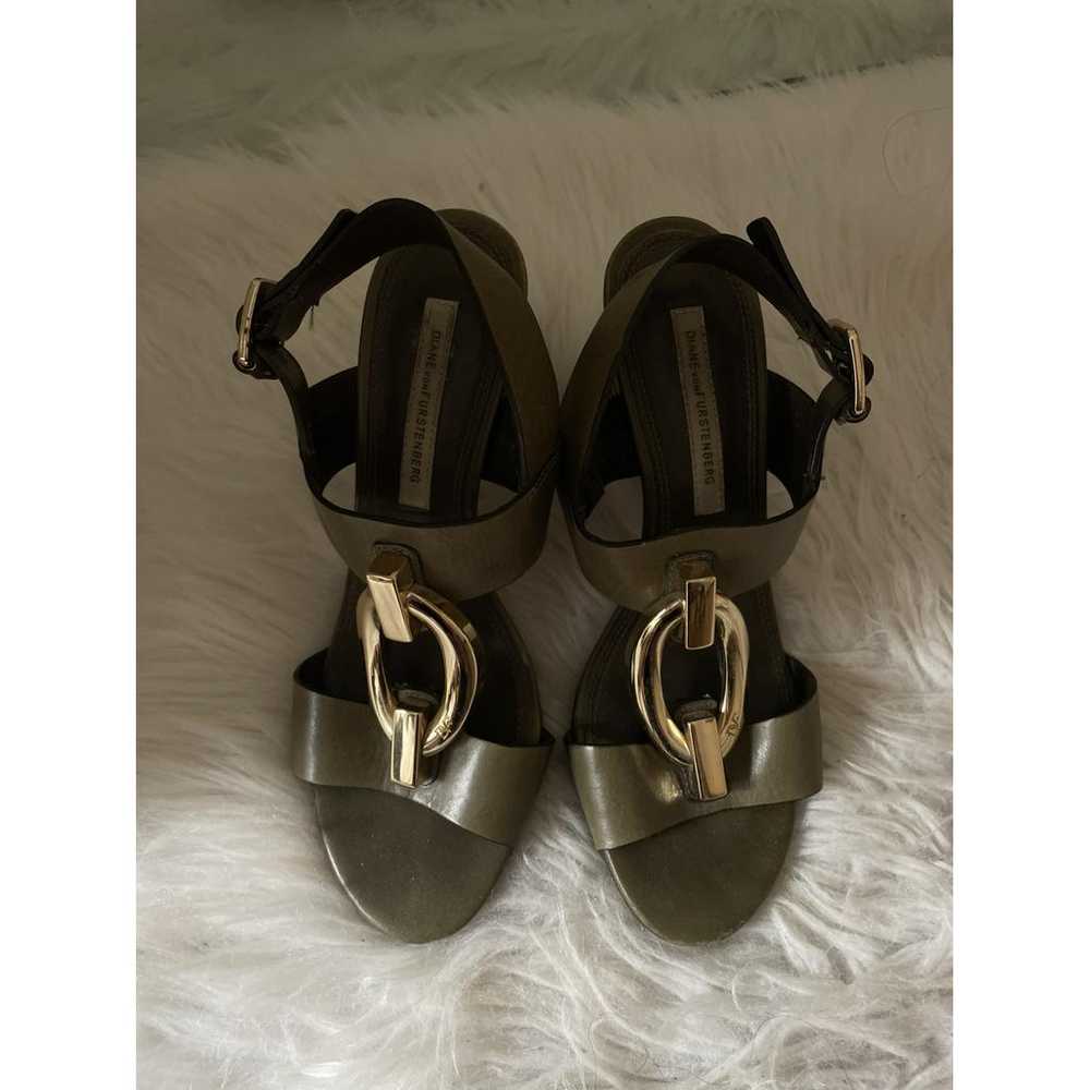 Diane Von Furstenberg Leather sandal - image 2