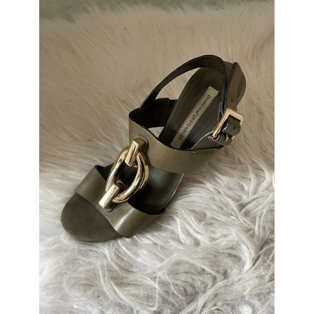 Diane Von Furstenberg Leather sandal - image 3