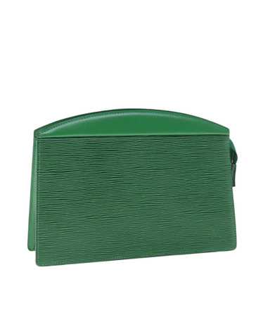 Louis Vuitton Green Epi Leather Pouch with Accesso