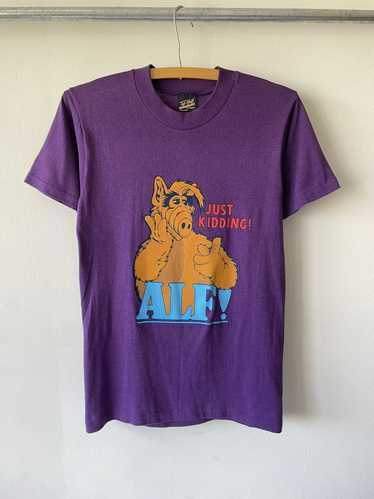 Made In Usa × Vintage Vintage 80s Purple ALF Hey … - image 1