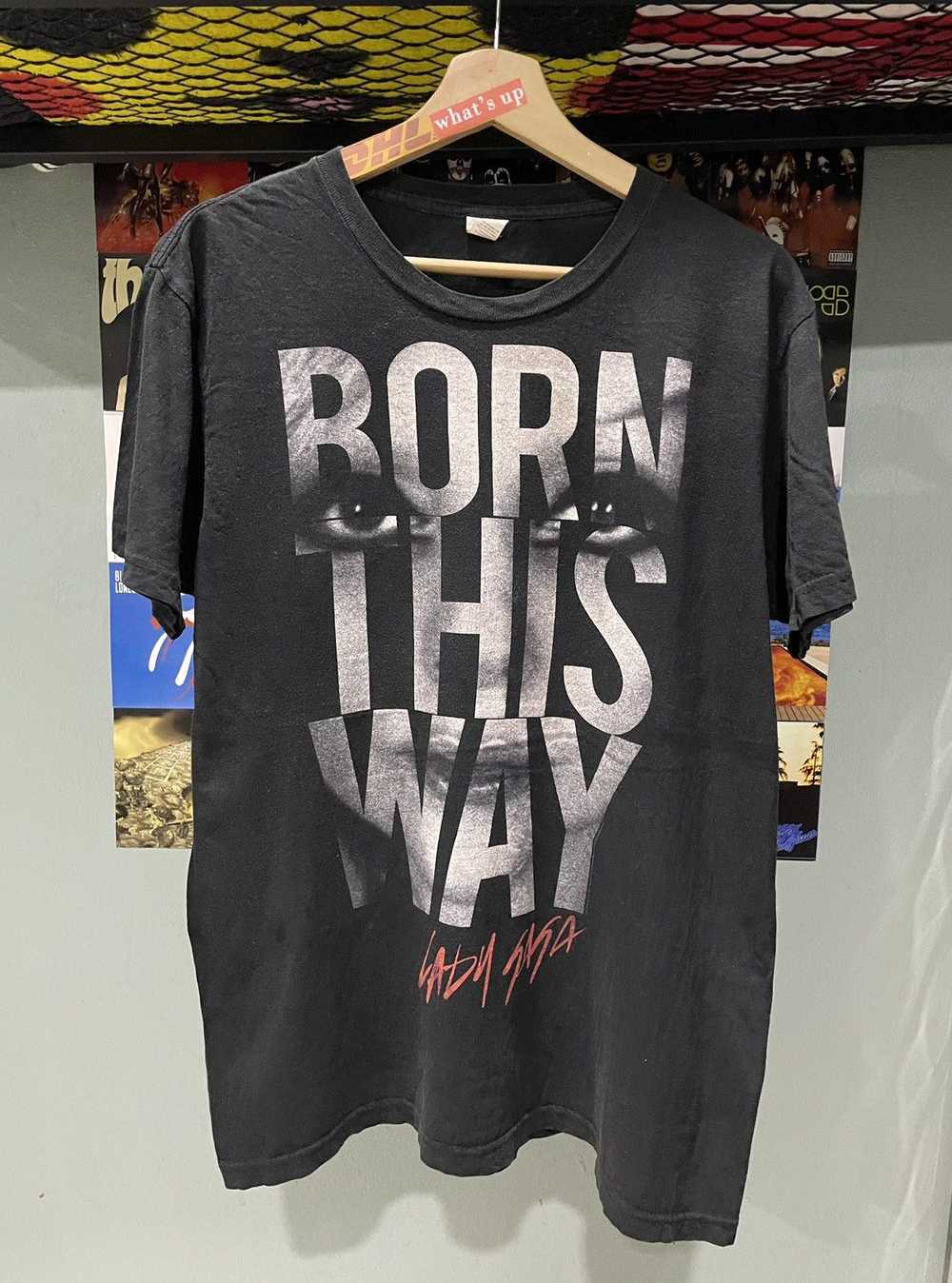 Band Tees × Vintage Vintage Lady Gaga Born This W… - image 1