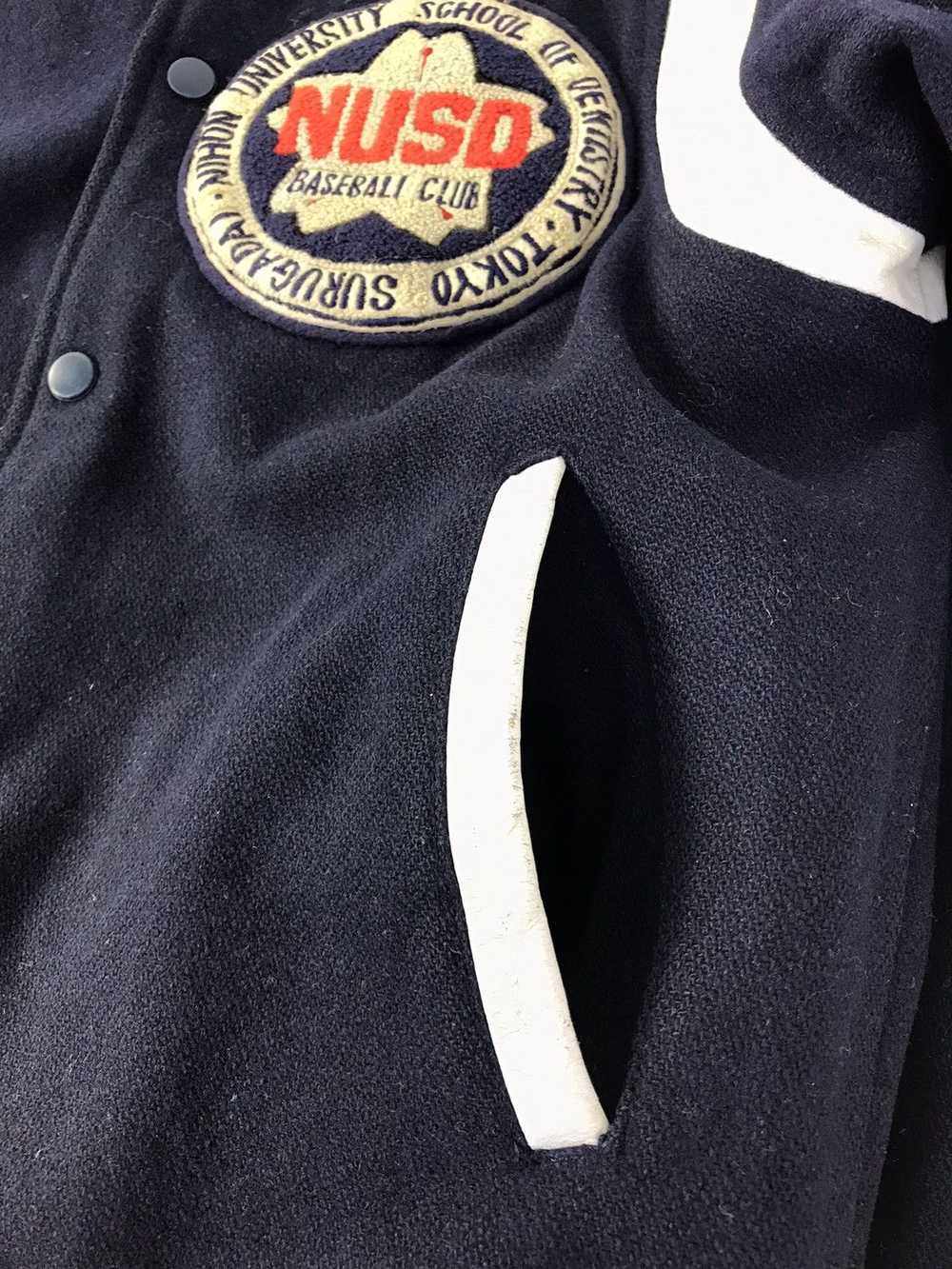 Mizuno × Varsity Jacket × Vintage Vtg Mizuno Nuso… - image 8