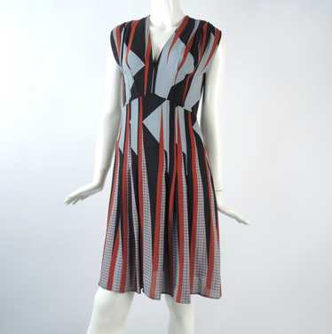 Gucci o1smst1ft0424 Pleated Dress in Multicolor