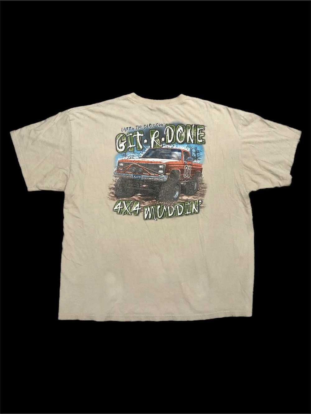 Vintage Y2K Larry The Cable Guy Git R Done Muddin… - image 1