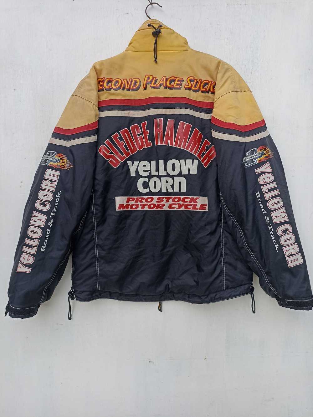 MOTO × Racing × Yellow Corn Vtg 90s Vintage Yello… - image 1