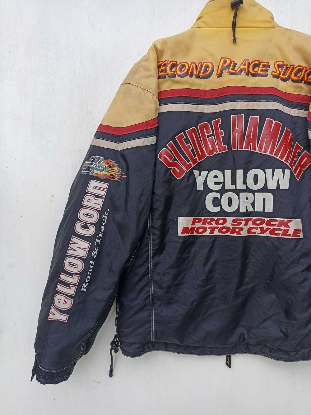 MOTO × Racing × Yellow Corn Vtg 90s Vintage Yello… - image 2