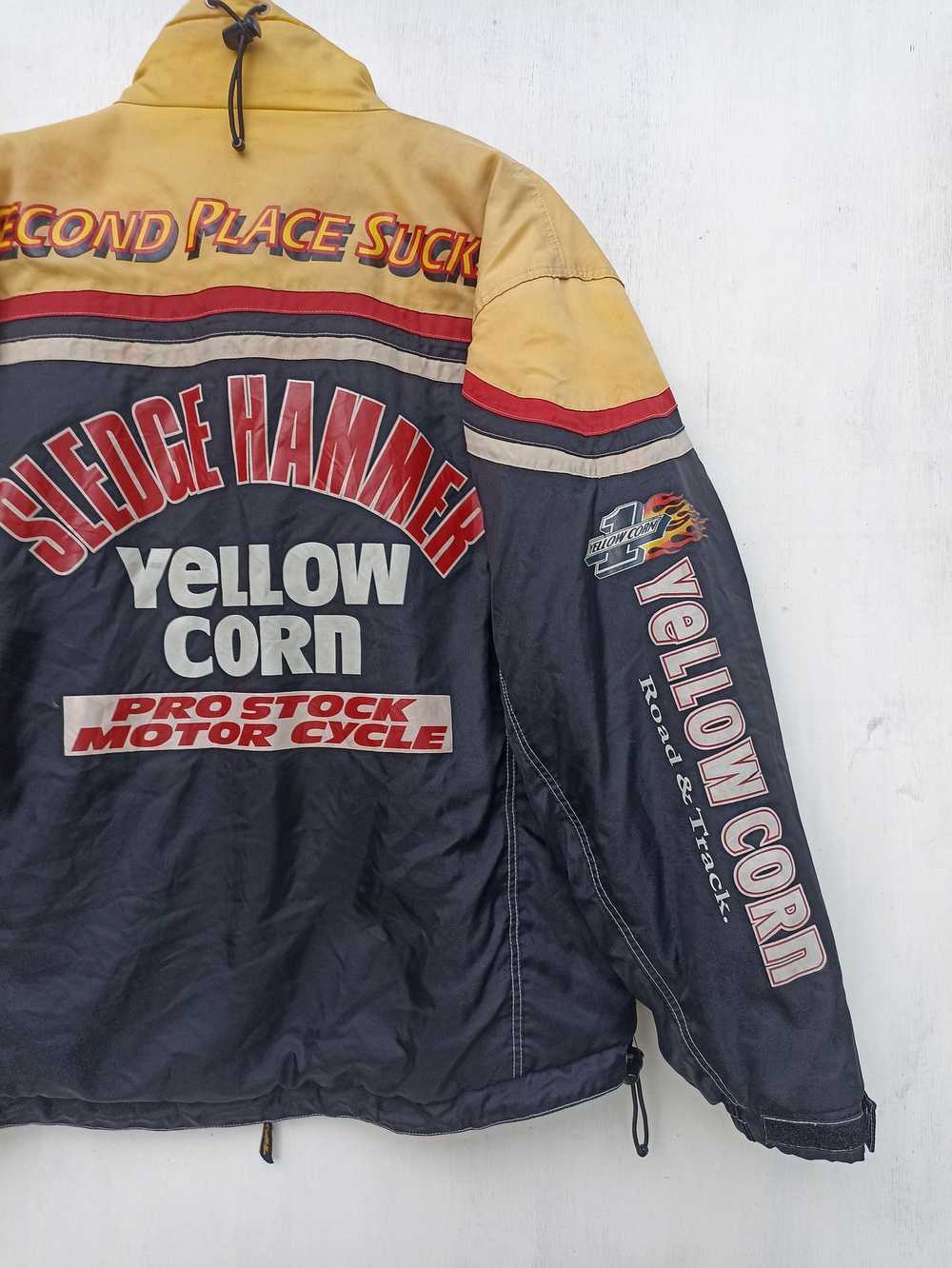 MOTO × Racing × Yellow Corn Vtg 90s Vintage Yello… - image 3