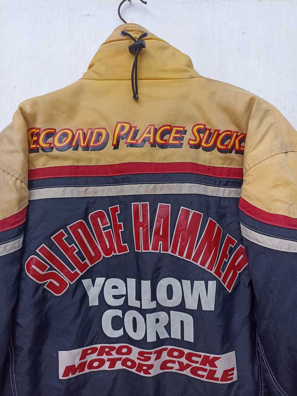 MOTO × Racing × Yellow Corn Vtg 90s Vintage Yello… - image 4