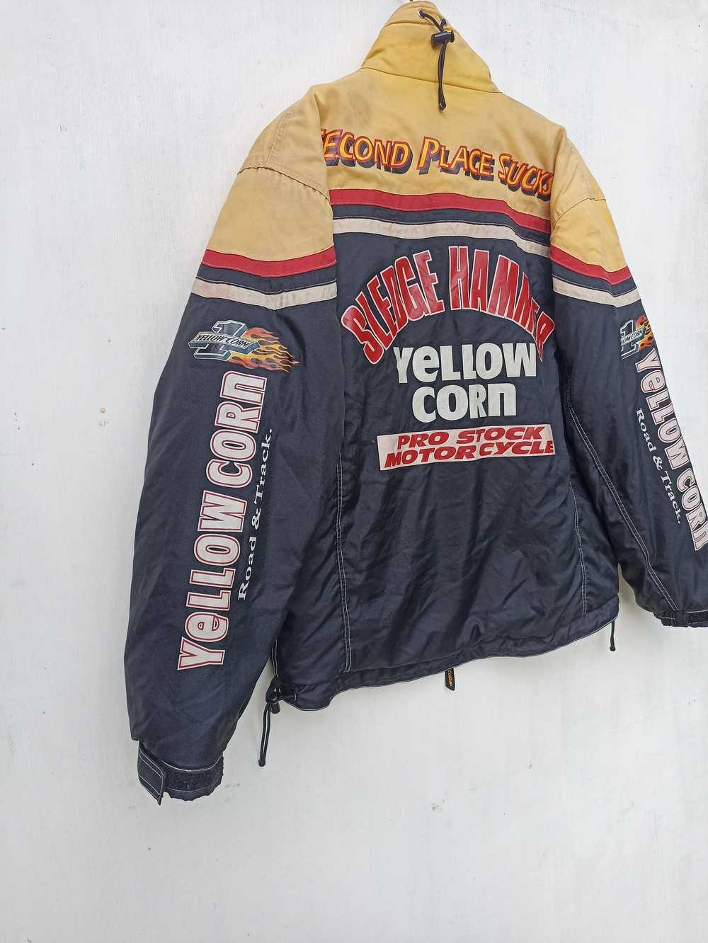 MOTO × Racing × Yellow Corn Vtg 90s Vintage Yello… - image 8