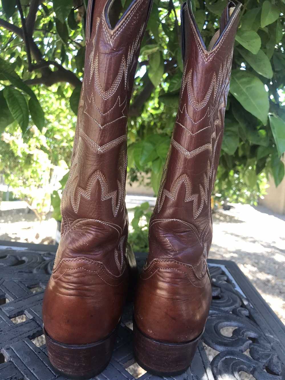 Justin Boots × Vintage 1970s Cowboy Boots - image 4