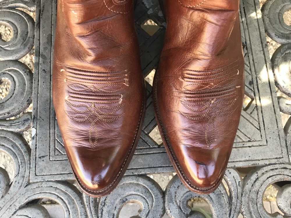 Justin Boots × Vintage 1970s Cowboy Boots - image 5