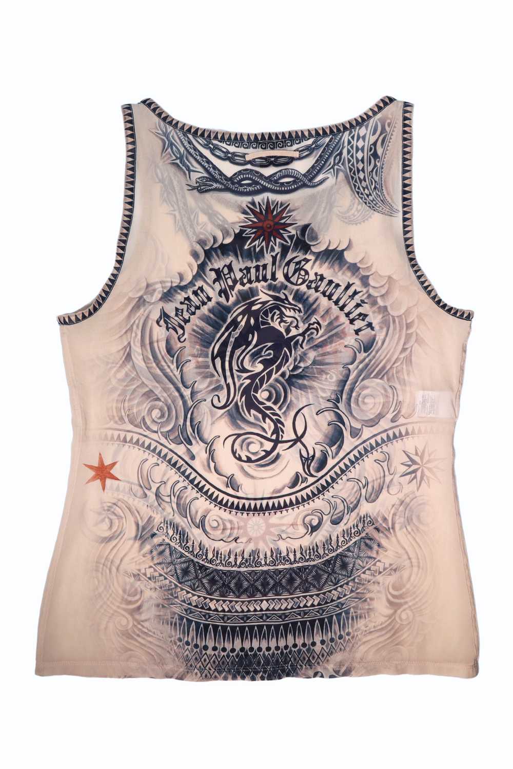 Jean Paul Gaultier Sun Tattoo Tank Top - image 2