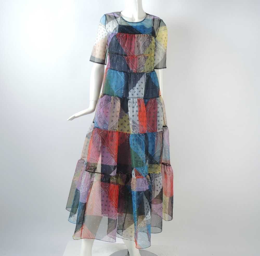 Staud o1smst1ft0424 Tiered Dress in Multicolor - image 1