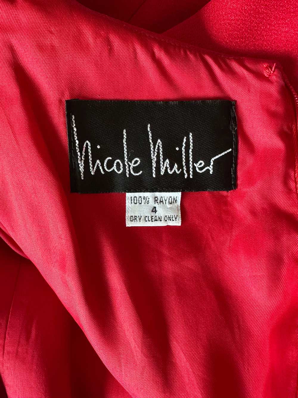 80's Nicole Miller Dress - image 12