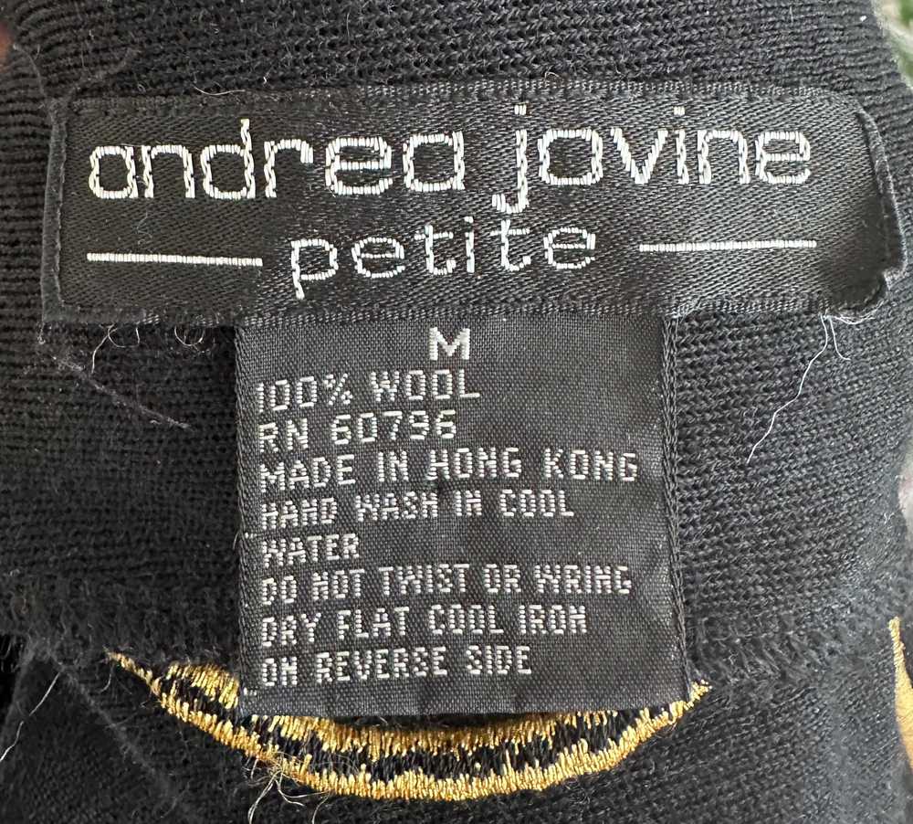 Vintage Andrea Jovine Jeweled Bodycon Dress - image 9