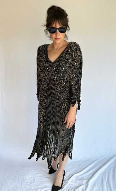 Vintage Sequin and Beaded Dress