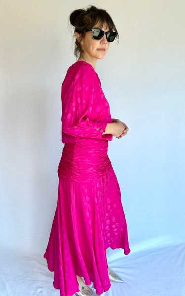 Vintage Royal Silk Dress