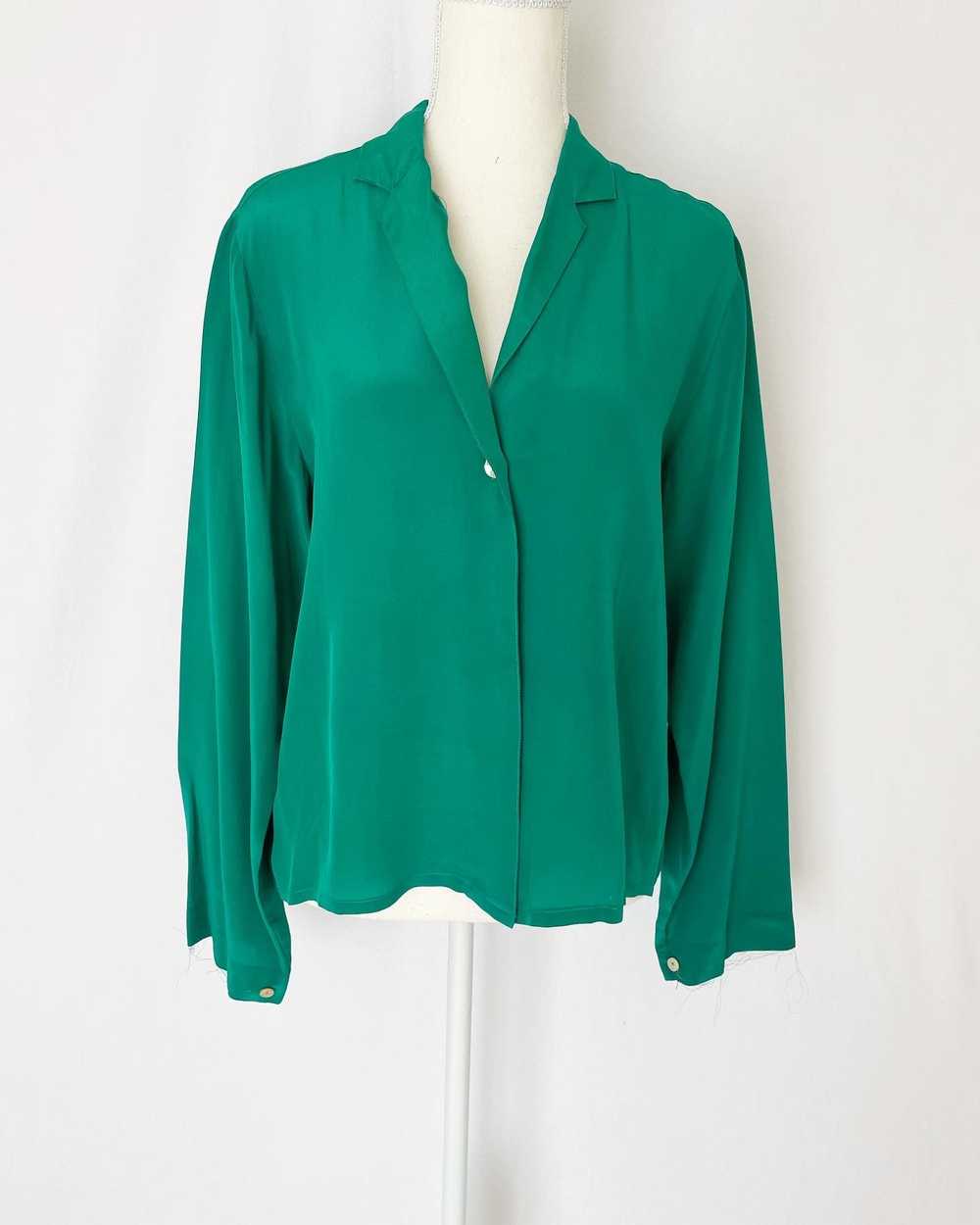 Vintage Bullocks Wilshire Silk Blouse - image 1