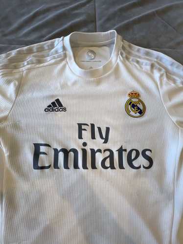 Real Madrid 2015/16 White Authentic deals Adidas Jersey XL