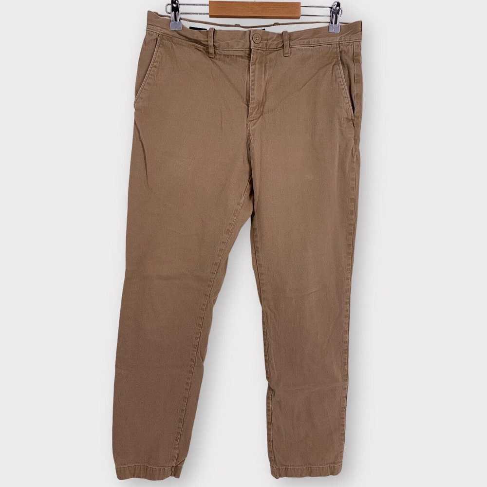 J.Crew J Crew Flannel Lined Chino 770 Tan Pants 3… - image 11