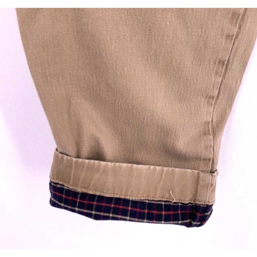 J.Crew J Crew Flannel Lined Chino 770 Tan Pants 3… - image 3