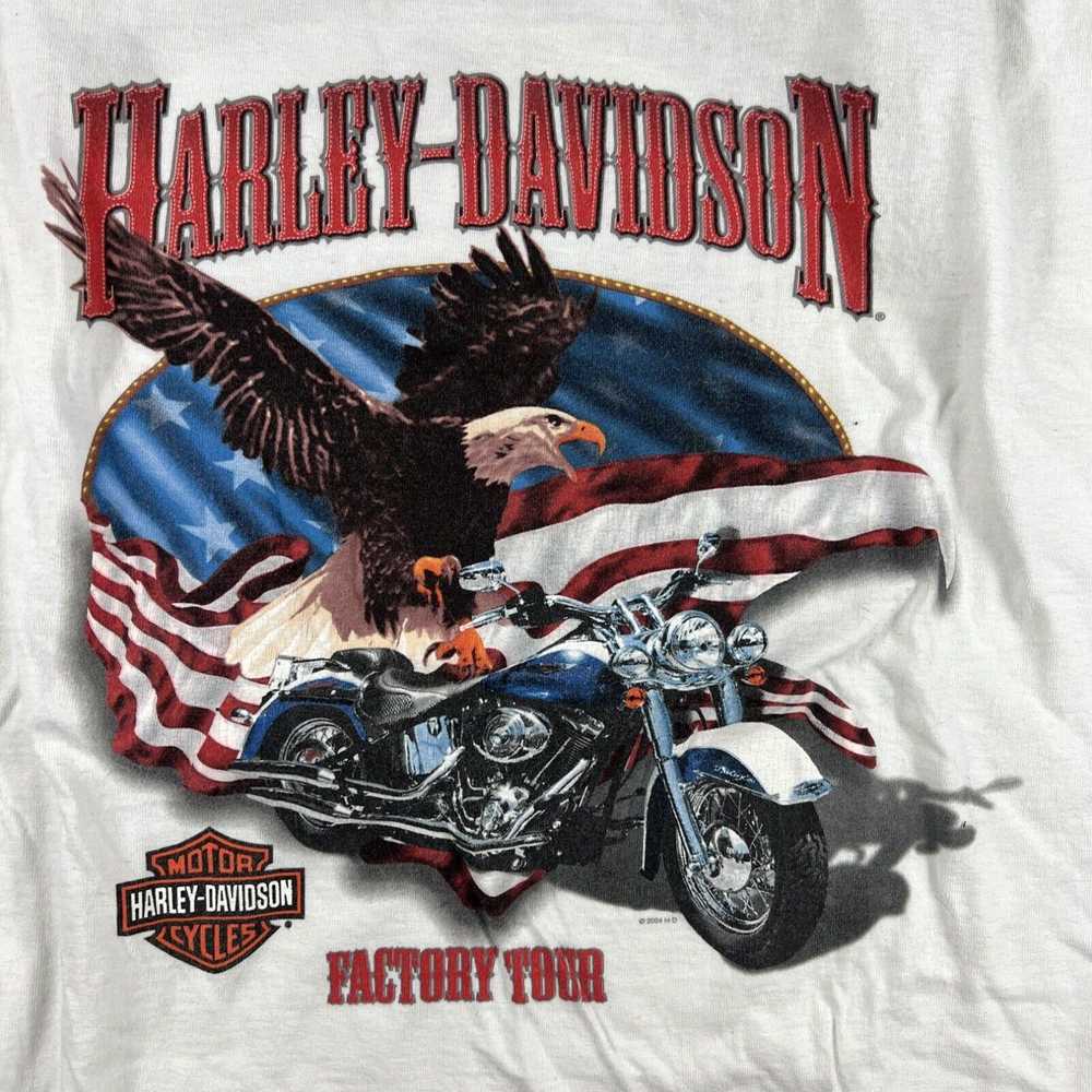 Harley Davidson Vintage 2004 Harley Davidson Shir… - image 2