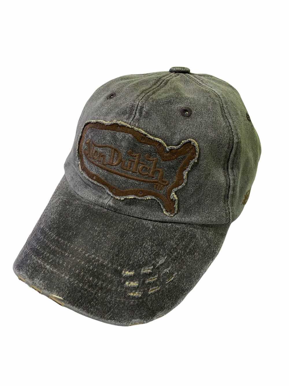 Von Dutch Von Dutch leather trucker hat / cap - image 1