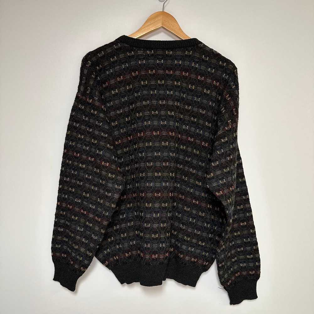 Vintage Vintage Knit Sweater 90s Grandpa Sweatshi… - image 2