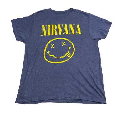 Nirvana Nirvana Graphic Band Tee Thrifted Vintage… - image 1