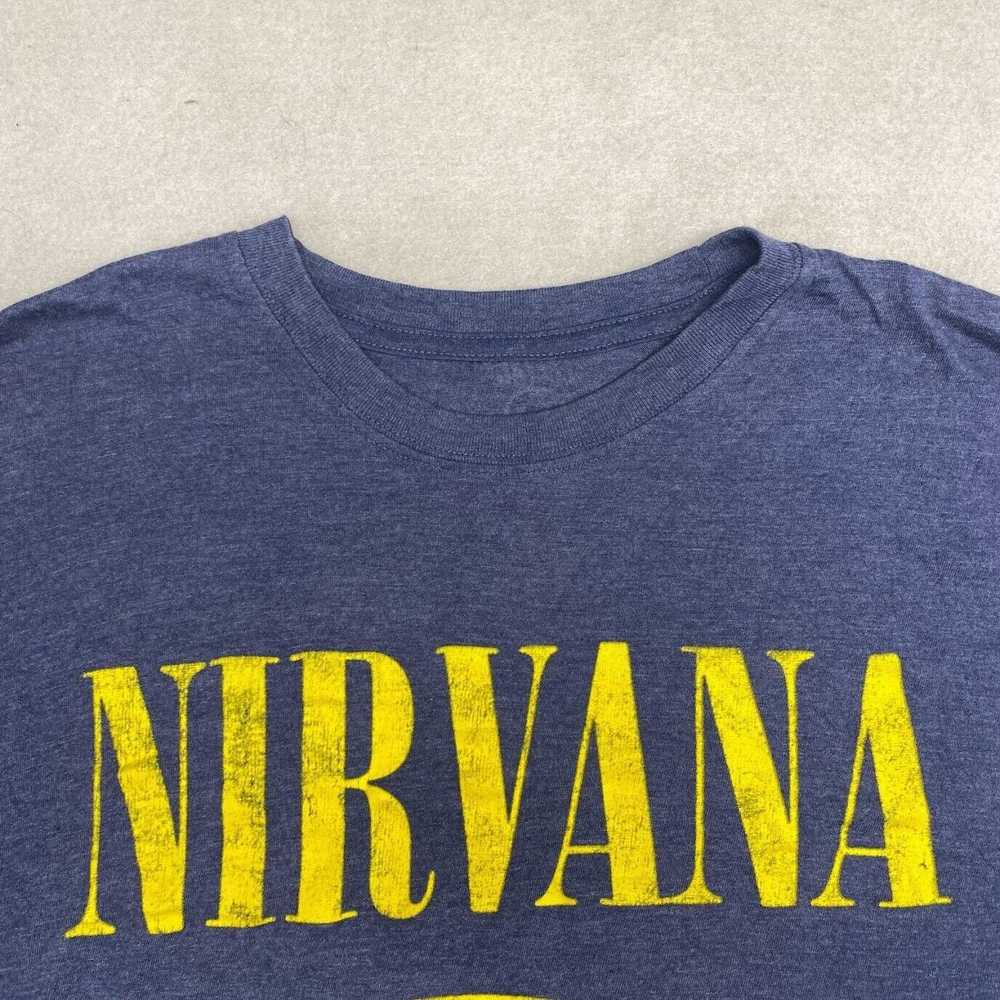 Nirvana Nirvana Graphic Band Tee Thrifted Vintage… - image 9