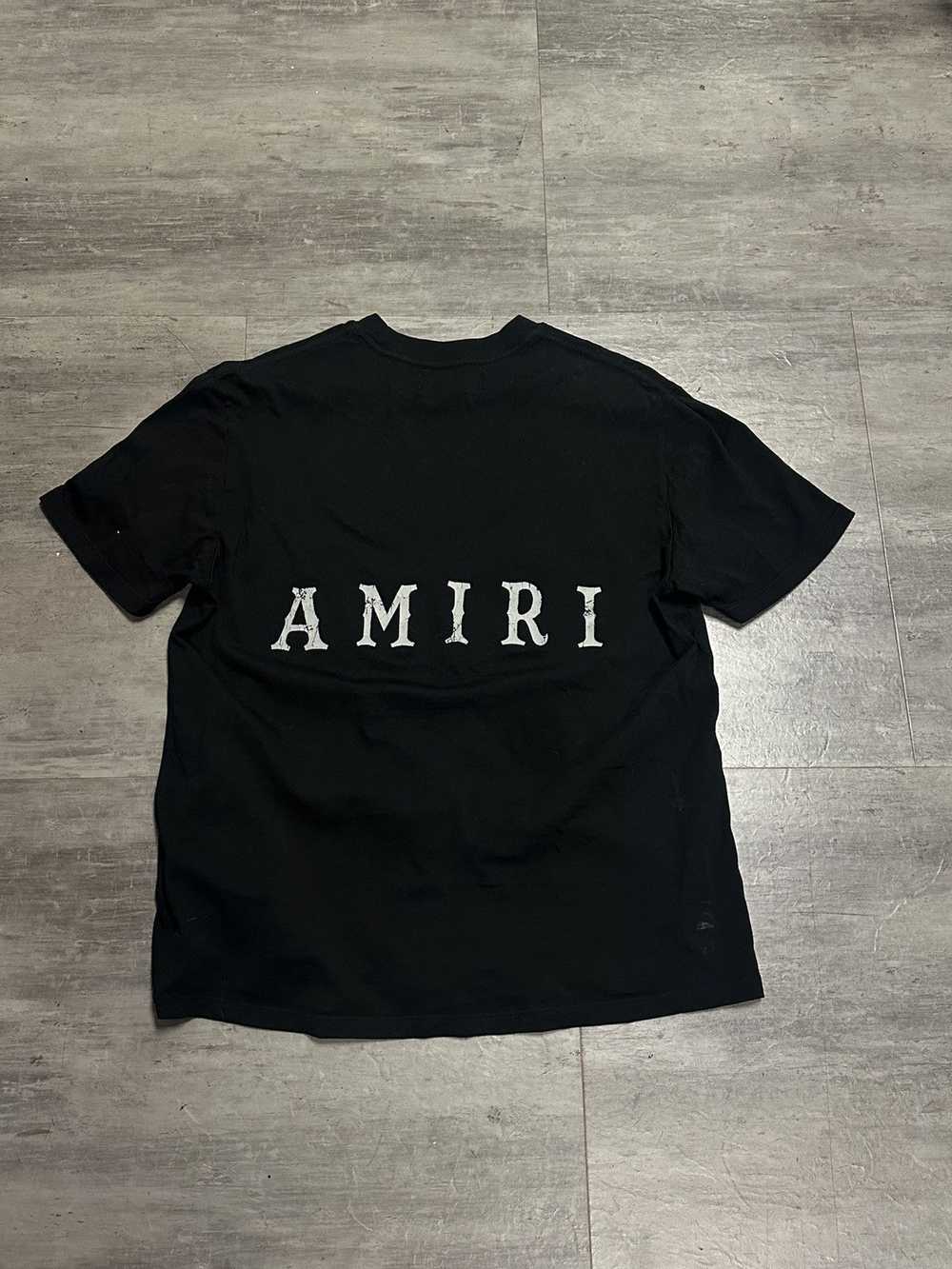 Amiri Amiri crackled logo T-shirt extra small fit… - image 1