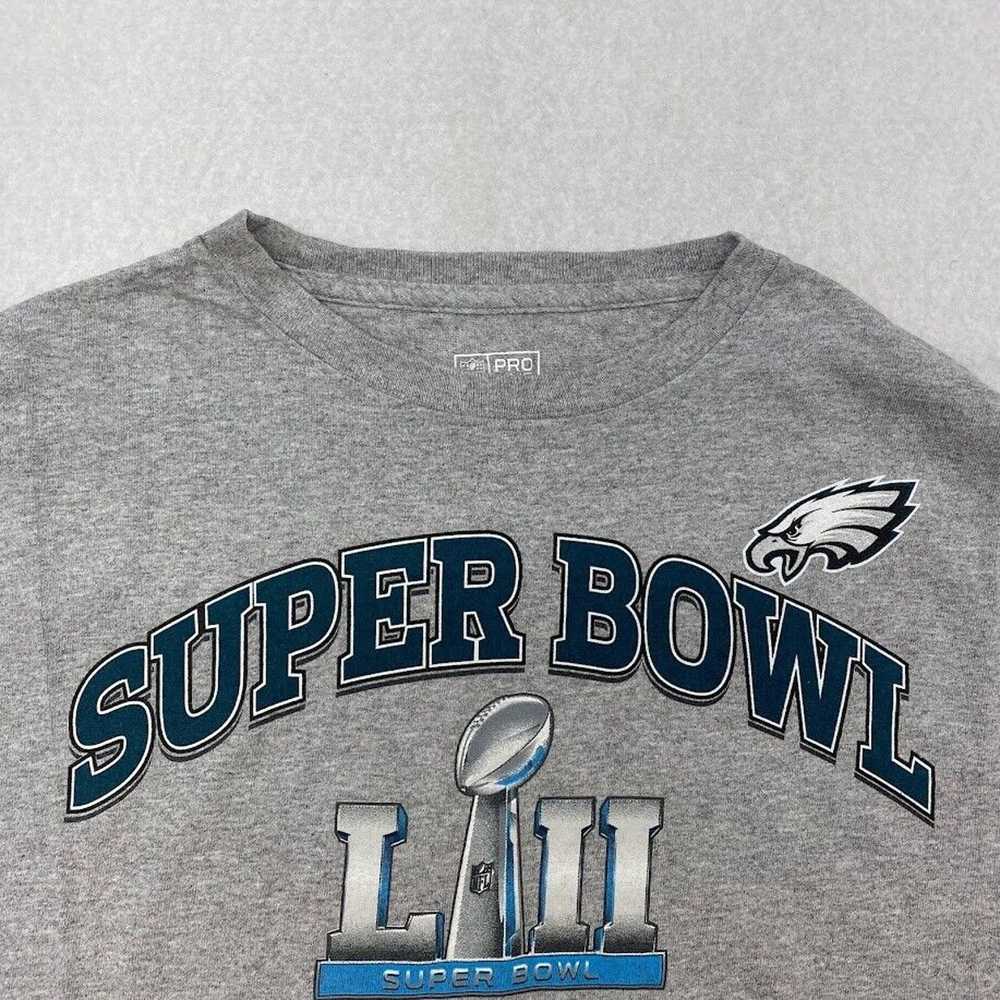 NFL Super Bowl 52 Winners Eagles Sports Tee Vinta… - image 5