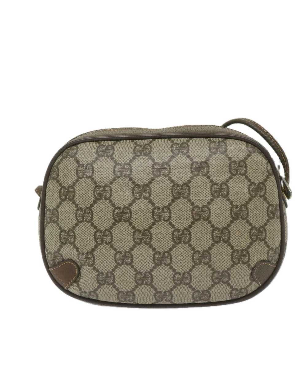 Gucci Beige and Red GG Supreme Shoulder Bag with … - image 2