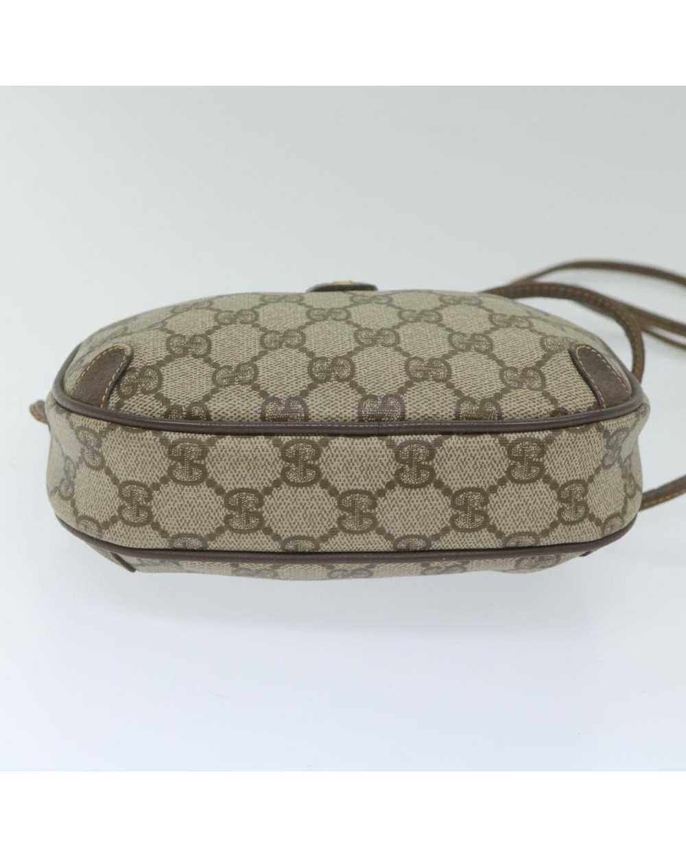 Gucci Beige and Red GG Supreme Shoulder Bag with … - image 5