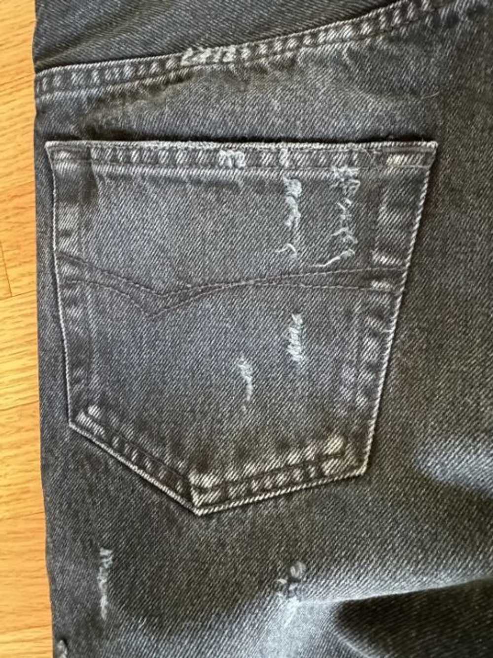 Balenciaga Balenciaga distressed baggy jeans - image 9