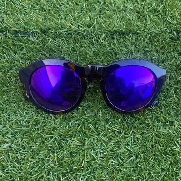 Designer Diff Eyewear Tortoise Purple Dime Sunglas