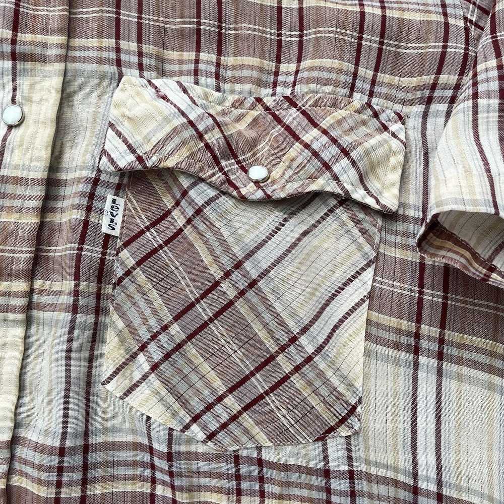 Levi's × Vintage Vintage Levi's Western Shirt Pea… - image 3