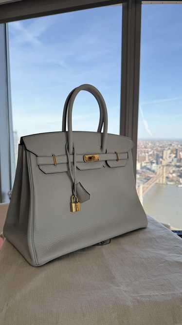 Hermes Hermes Birkin 35cm Gris Neve