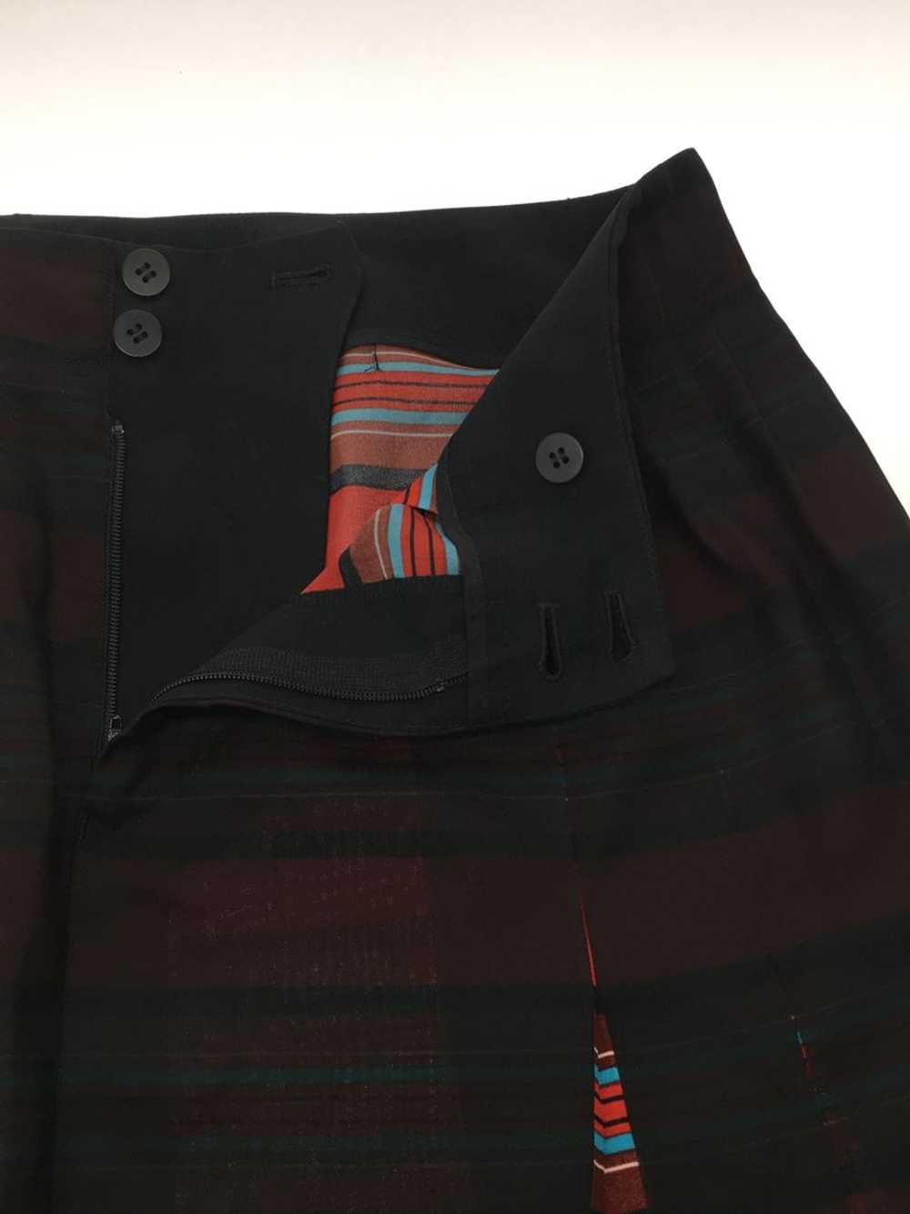 Used Issey Miyake Check Switching/Long Skirt/2/Po… - image 3