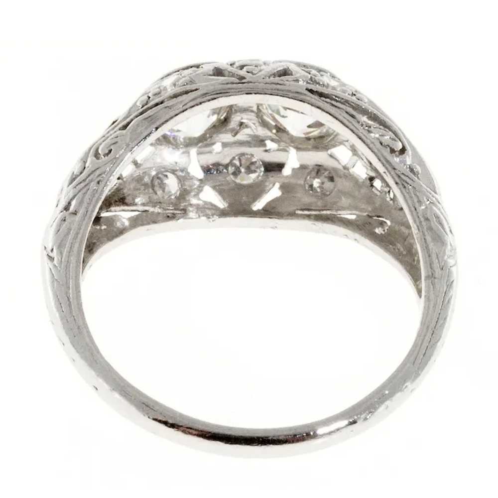 .50ct Diamond Art Deco Platinum Hand Pierced Fili… - image 3