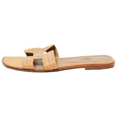 Hermès Patent leather sandal