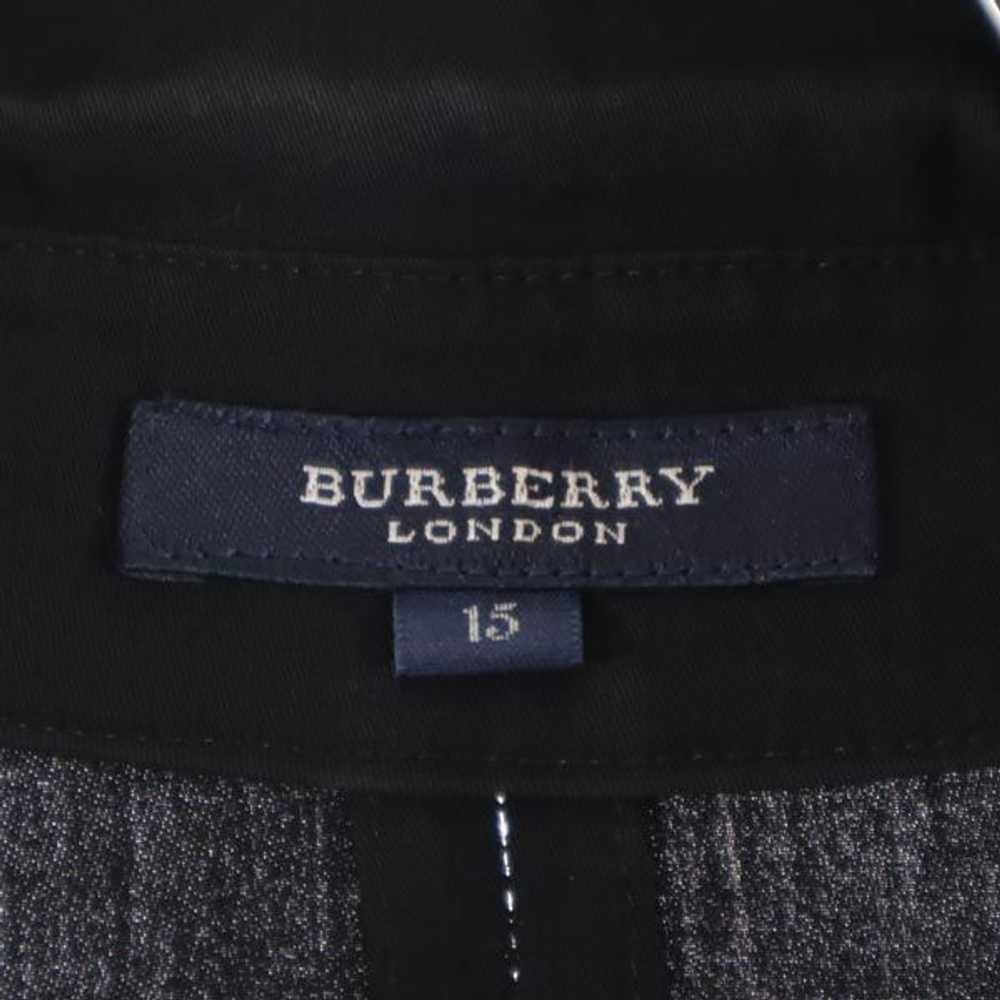 Burberry 3/4 Sleeve Shirtjacket 15 Black Sanyo Sh… - image 8