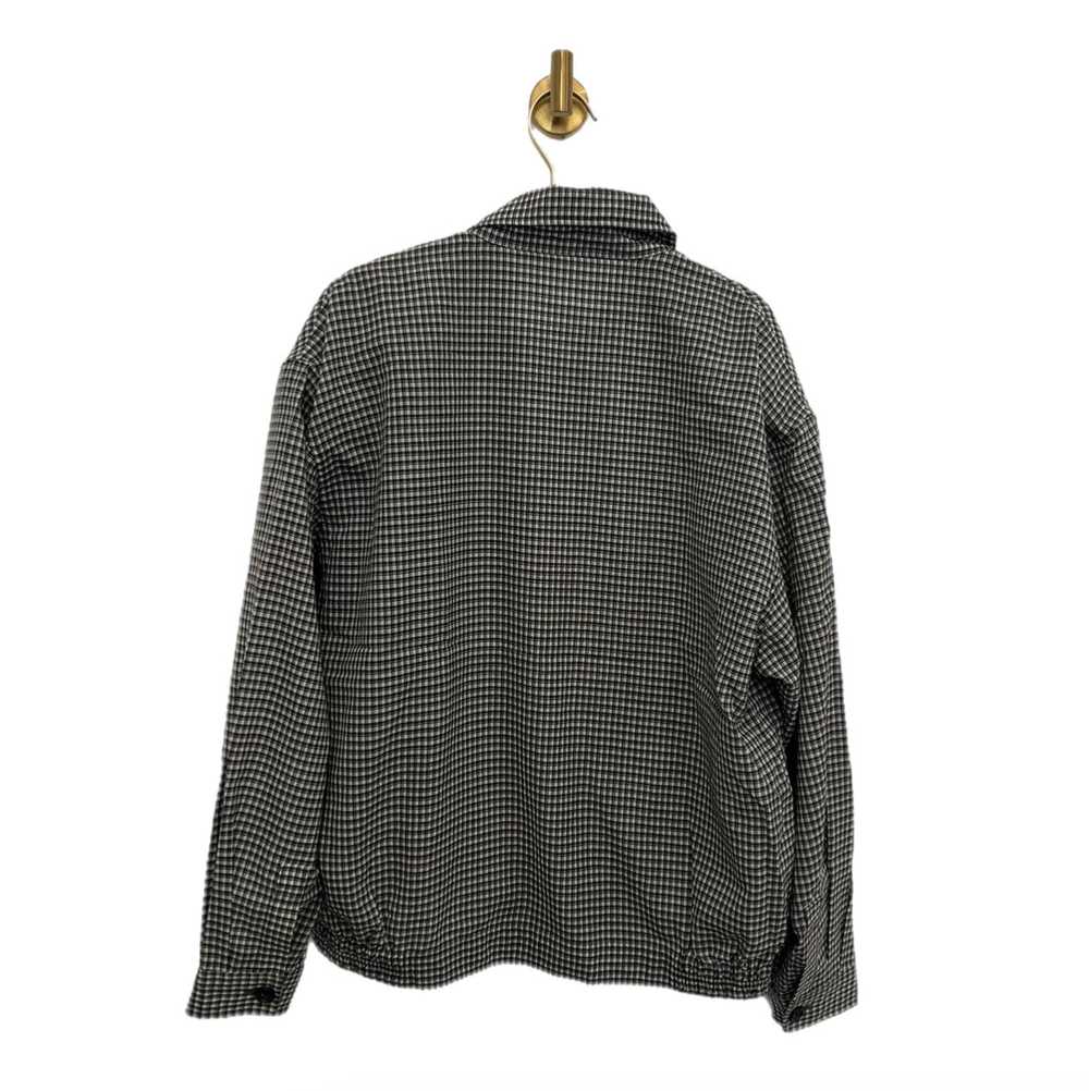 YSL Black and White Checked Bomber - image 2