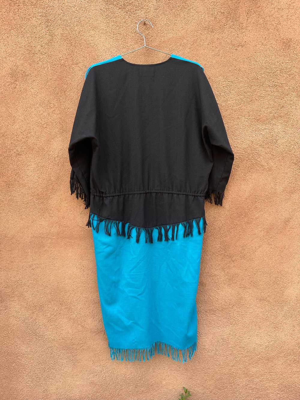 Black & Turquoise Cowgirl Dress by Sun Country To… - image 3