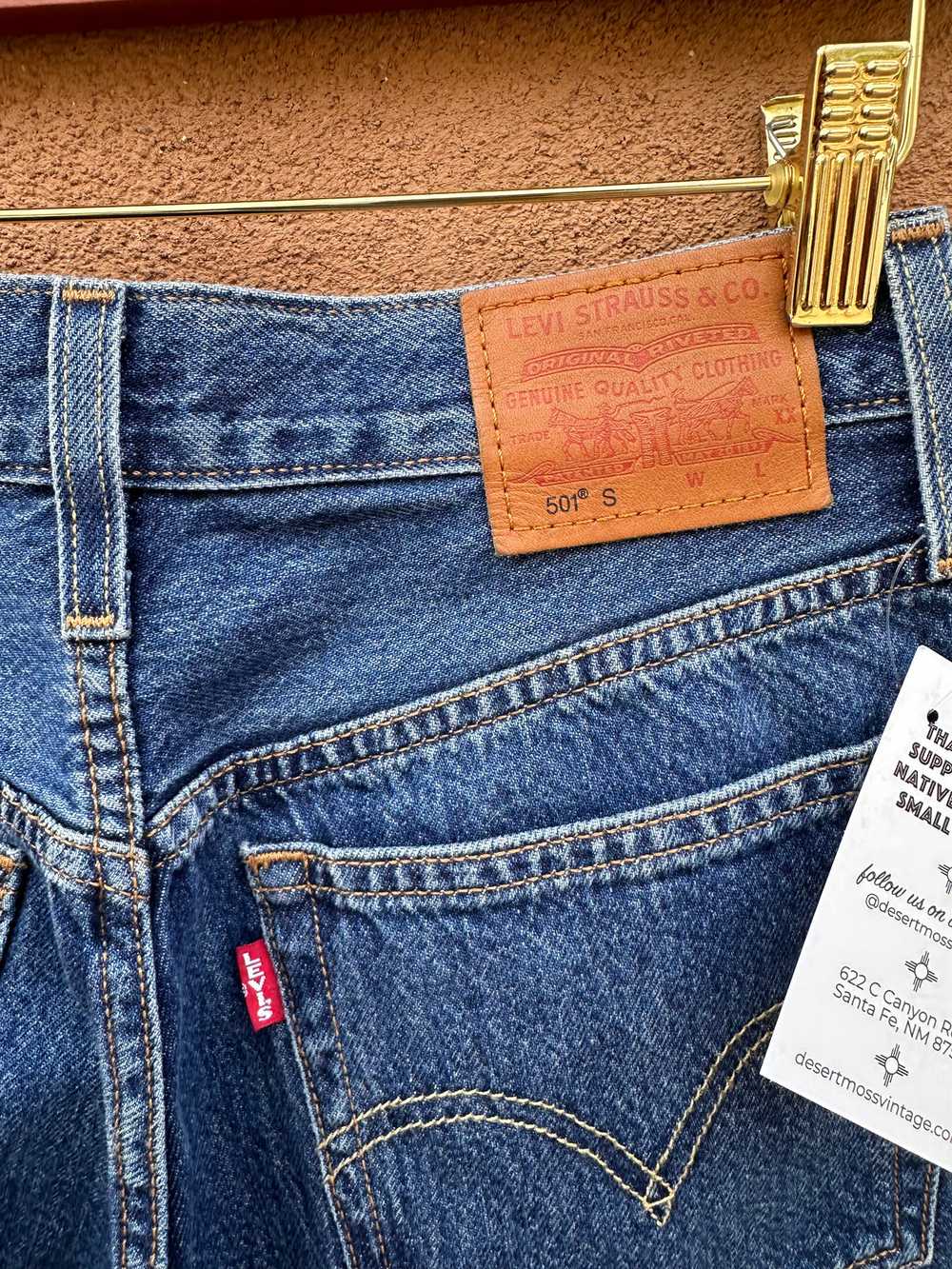 Levi's Premium 501S Big E Jeans 25 x 30 - image 2