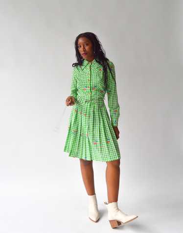 Vintage 70s Ch-Ch-Ch- Cherry Bomb Dress (s)