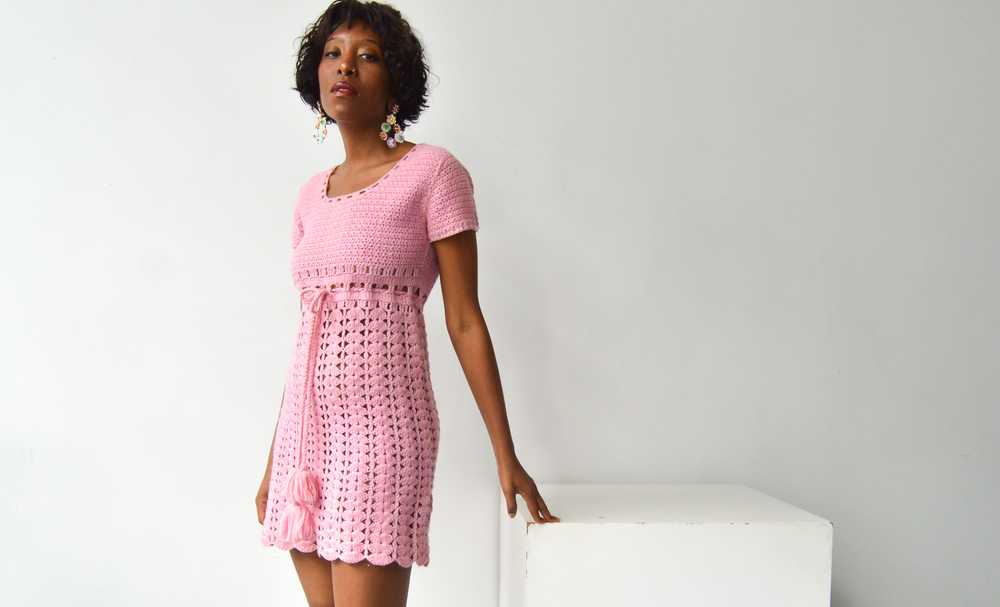 Vintage Kiandra Crochet Dress - image 3