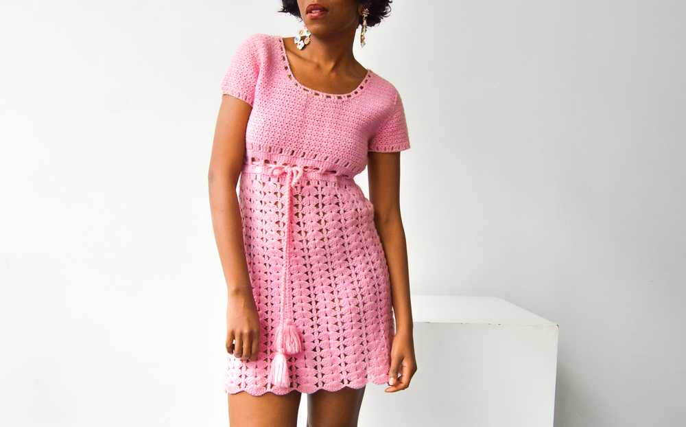 Vintage Kiandra Crochet Dress - image 6